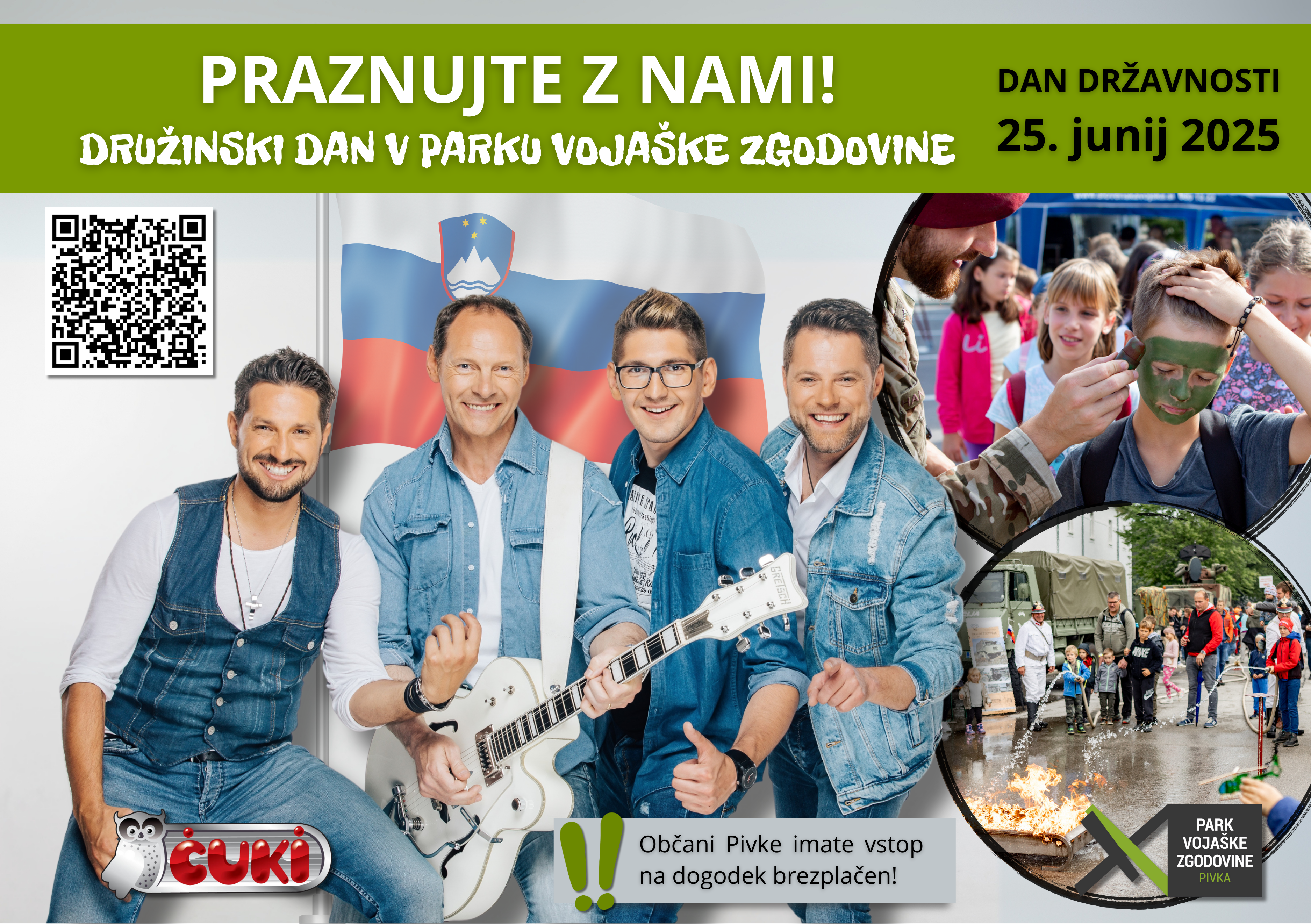 PRAZNUJTE Z NAMI! - DRUŽINSKI DAN V PARKU VOJAŠKE ZGODOVINE